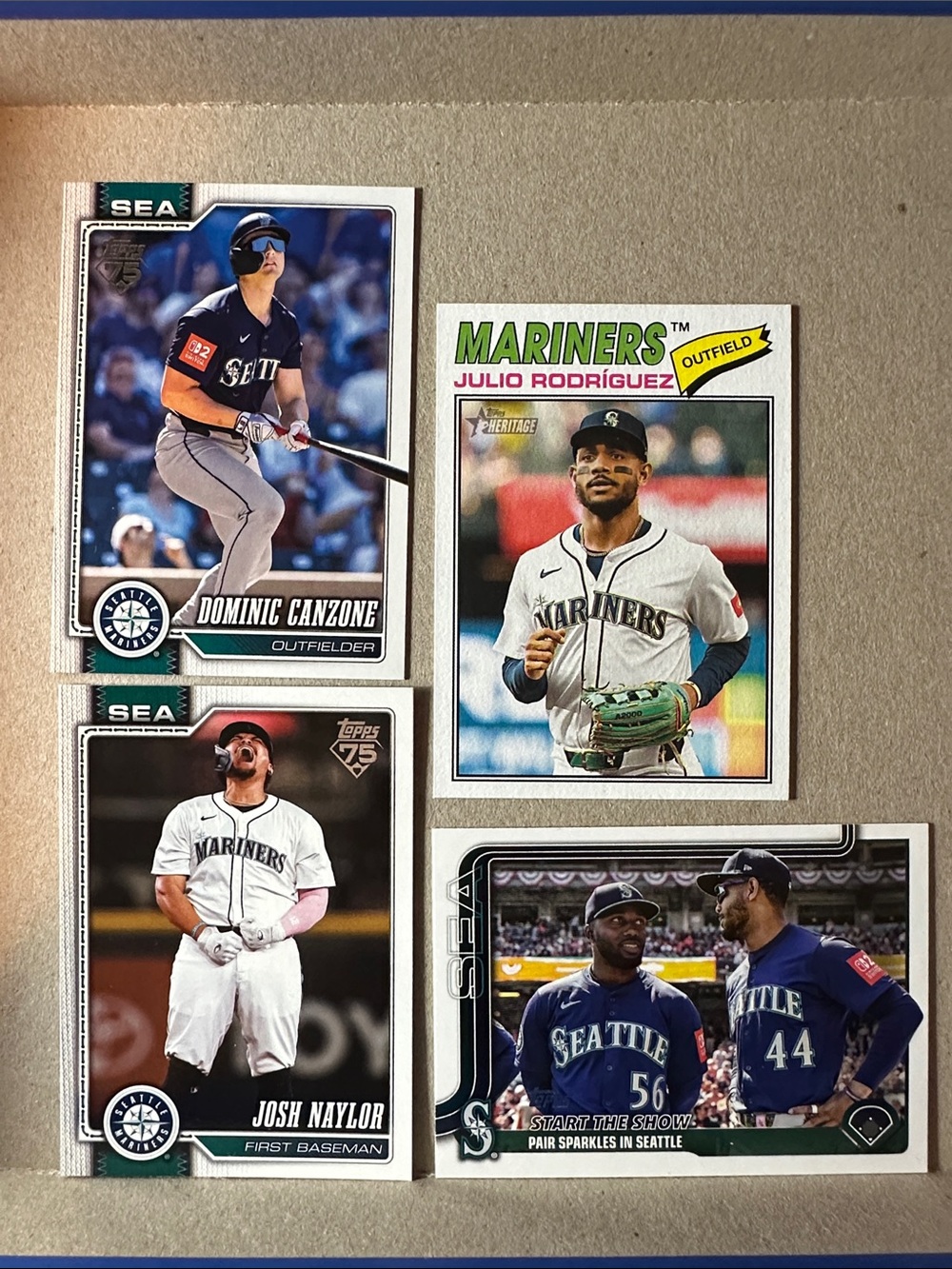 3 Cole Young Rookies + Cal Raleigh/Julio Rodriguez/Naylor Mariners lot of 19 - Picture 10 of 15